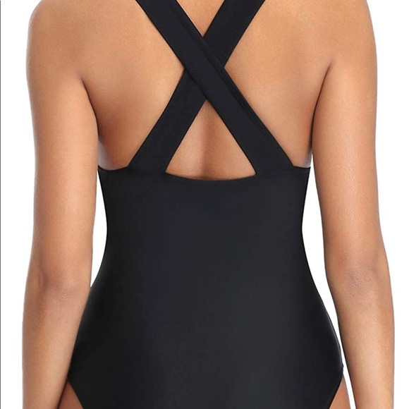 Tempt Me Women One Piece Plunge V Neck Monokini - Picture 2 of 2